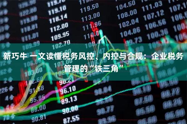 新巧牛 一文读懂税务风控、内控与合规：企业税务管理的“铁三角”